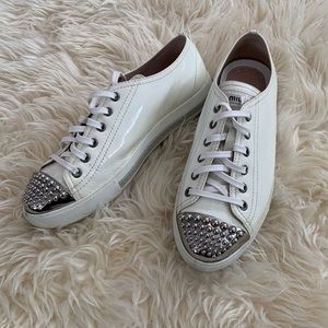 •Miu Miu• patent leather sneakers